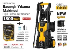 SGS5400 Elektrikli Basınçlı Yıkama Makinesi 150 BAR 1800 WATT