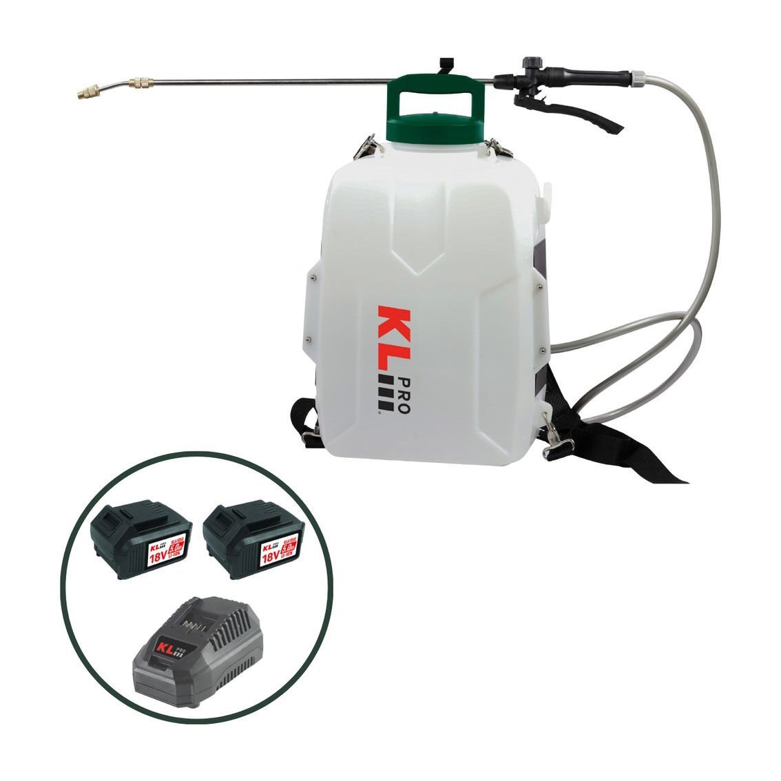 Klpro KLBP18-50 Akülü ilaçlama Makinesi 12 Litre 18V 5.0Ah