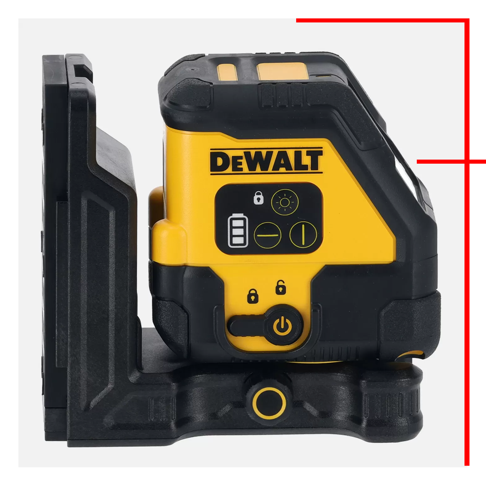 Dewalt DCLE14201RB Şarjlı Çapraz Çizgili Kırmızı Lazer Usb Model