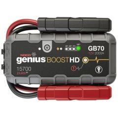 NOCO Genius GB70 Akü Takviye 12V 2000Amp Ultrasafe Lityum  + Powerbank + Led Lamba