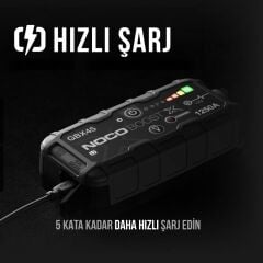 NOCO Genius GBX45 Akü Takviye 12V 1250Amp Ultrasafe Lityum + Powerbank + Led Lamba