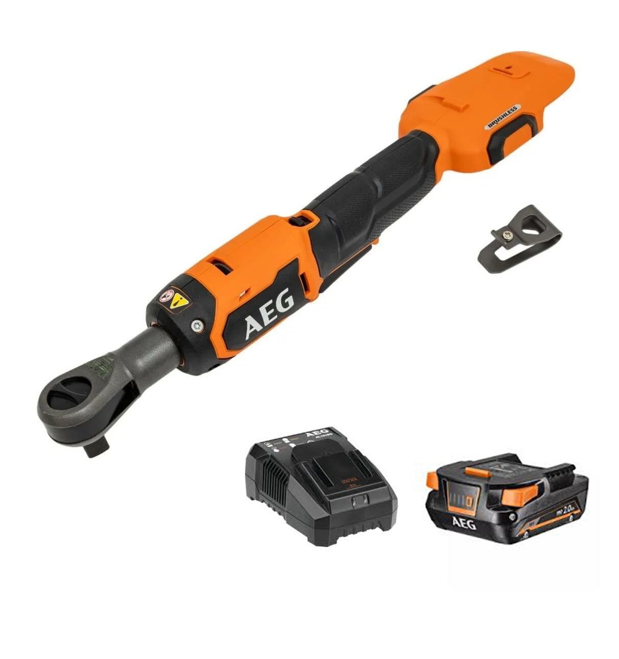 Aeg BSS 18R12BL-201C Akülü Cırcır Somun Sökme 1/2'' 80Nm 18v 2.0ah