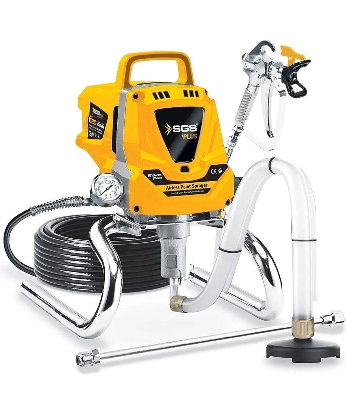 SGS 5280 Boya Püskürtme Makinesi 1010 Watt 207 Bar