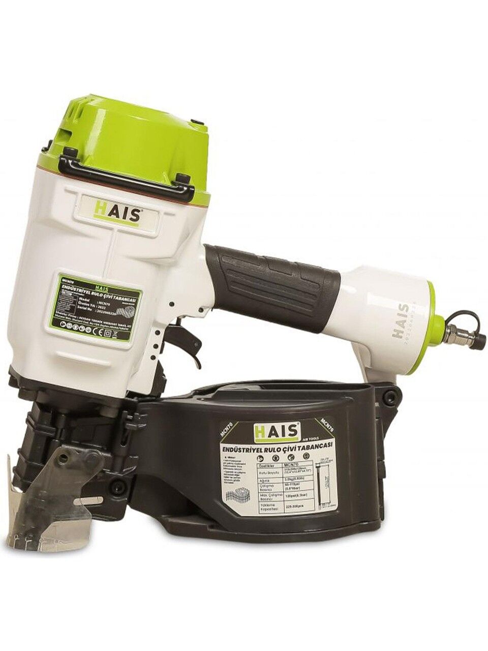Haıs MCN70 Endüstriyel Rulo Çivi Tabancası