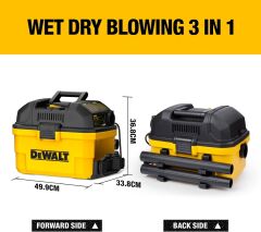DEWALT DXV15T Islak Kuru Süpürge 1100W 15 Litre