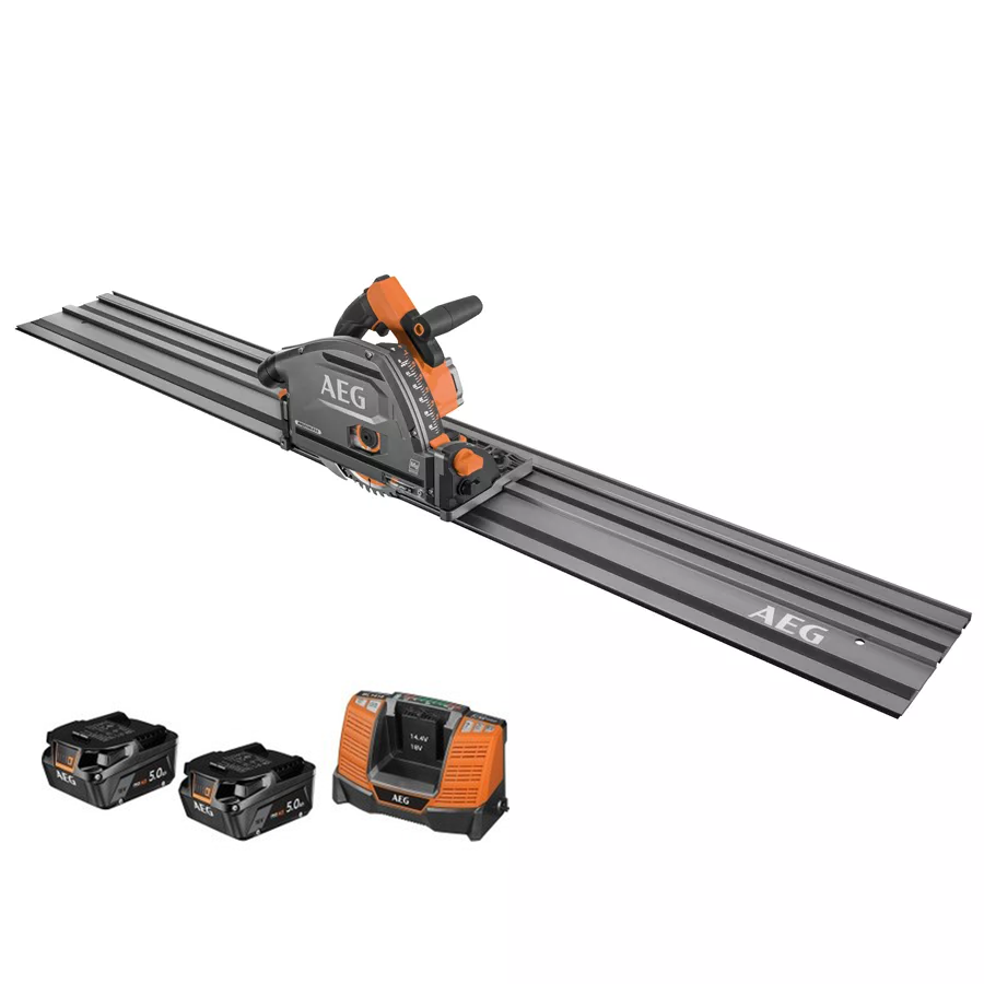 Aeg BKS 18PBL-502c Raylı Dalma Testere Çift Akü 18v 5.0ah