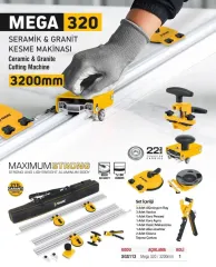 Sgs Mega320 Seramik Granit Kesme Makinesi 320cm