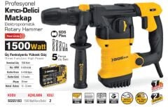 Sgs 5183 Kırıcı Delici Matkap 1500 Watt
