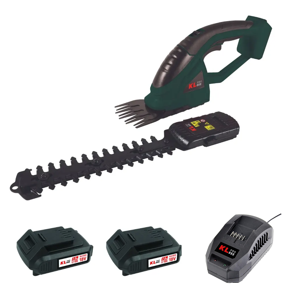 KLpro KLBCB18-20 Akülü Çit Budama Makinesi 18V 2.0AH