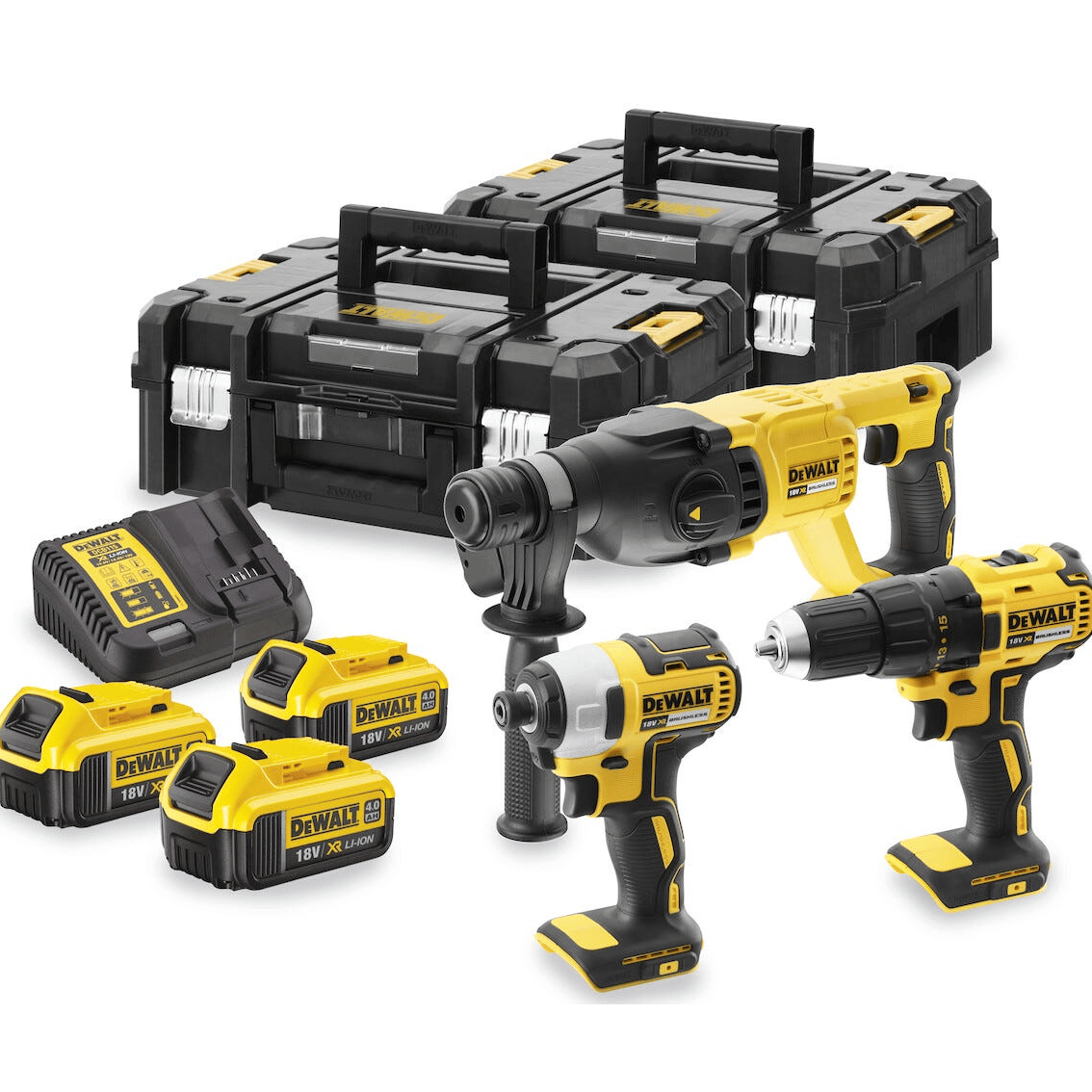 Dewalt DCK369M3T Kömürsüz 3’lü Set (DCD788+DCF787+DCH133)