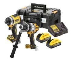 Dewalt DCK2200H2T Kömürsüz Akülü 2 li Set Powerstack Akü 18v XR 2x 5.0Ah