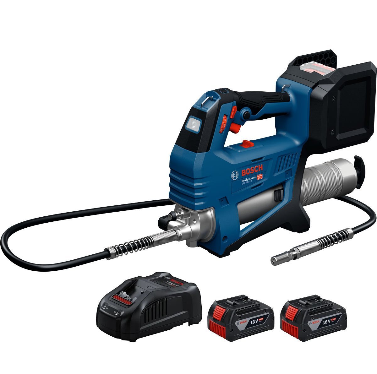 Bosch GFP 18V-10 Akülü Gres Tabancası Çift Akü 18v 5.0ah