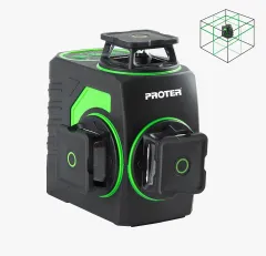 Proter PL 360 Ls Yeşil Lazer Hizalama 3X360° Çift Akülü