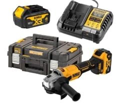 Dewalt DCG407M2T Akülü Avuç Taşlama Kömürsüz 18v 2X4.0Ah