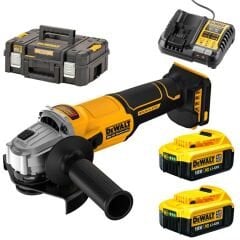 Dewalt DCG407M2T Akülü Avuç Taşlama Kömürsüz 18v 2X4.0Ah
