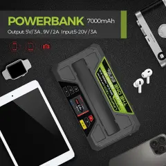 Lokithor Jtc4250 Akü Takviye + Akü Şarj Cihazı + Akü Test 12v/220v 4250amp