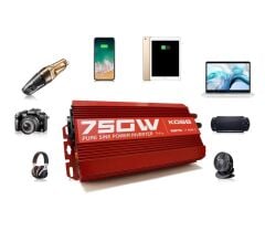 KOBB KBN750 Tam Sinüs Dönüştürücü İnvertör 12V/220V 750Watt