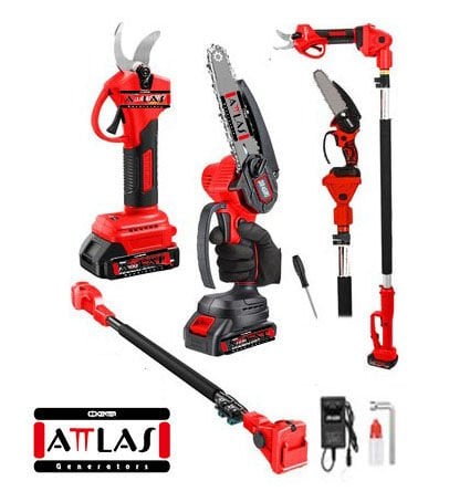 Attlas ATB 21 Budama Seti Uzun Saplı Testere + Makas 3Lü