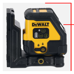Dewalt DCLE14201RB Şarjlı Çapraz Çizgili Kırmızı Lazer Usb Model