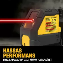 Dewalt DCLE14201RB Şarjlı Çapraz Çizgili Kırmızı Lazer Usb Model