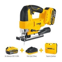 Sgs 5545 Çift Akülü Dekupaj Testere Kömürsüz 20V 4AH