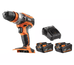 Aeg BSB 18C2X-402C Darbeli Matkap Çift Akülü 18V 4Ah