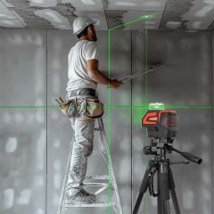 KOBB KBL32G Nokta ve Yatay Dikey Otomatik Hizalamalı Yeşil Lazer 360°