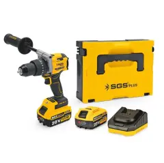 Sgs 5533 Kömürsüz Çift Akülü Darbeli Matkap 130Nm 20V 4Ah