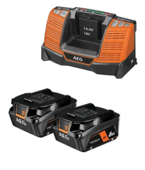 Aeg SetLL 1860BLTB Yedek Akü + Şarj Cihazı 18v 2x6Ah