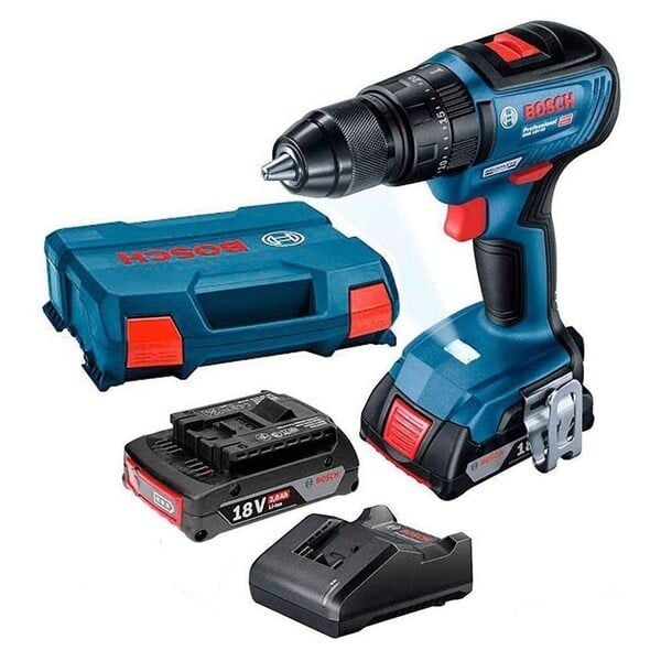 Bosch GSB 18V-50 Çift Akülü Darbeli Delme Vidalama 18 Volt 2,0 Ah
