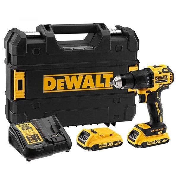 Dewalt Dcd709D2T Akülü Darbeli Matkap Kömürsüz Çift Akü 18V 2.0Ah