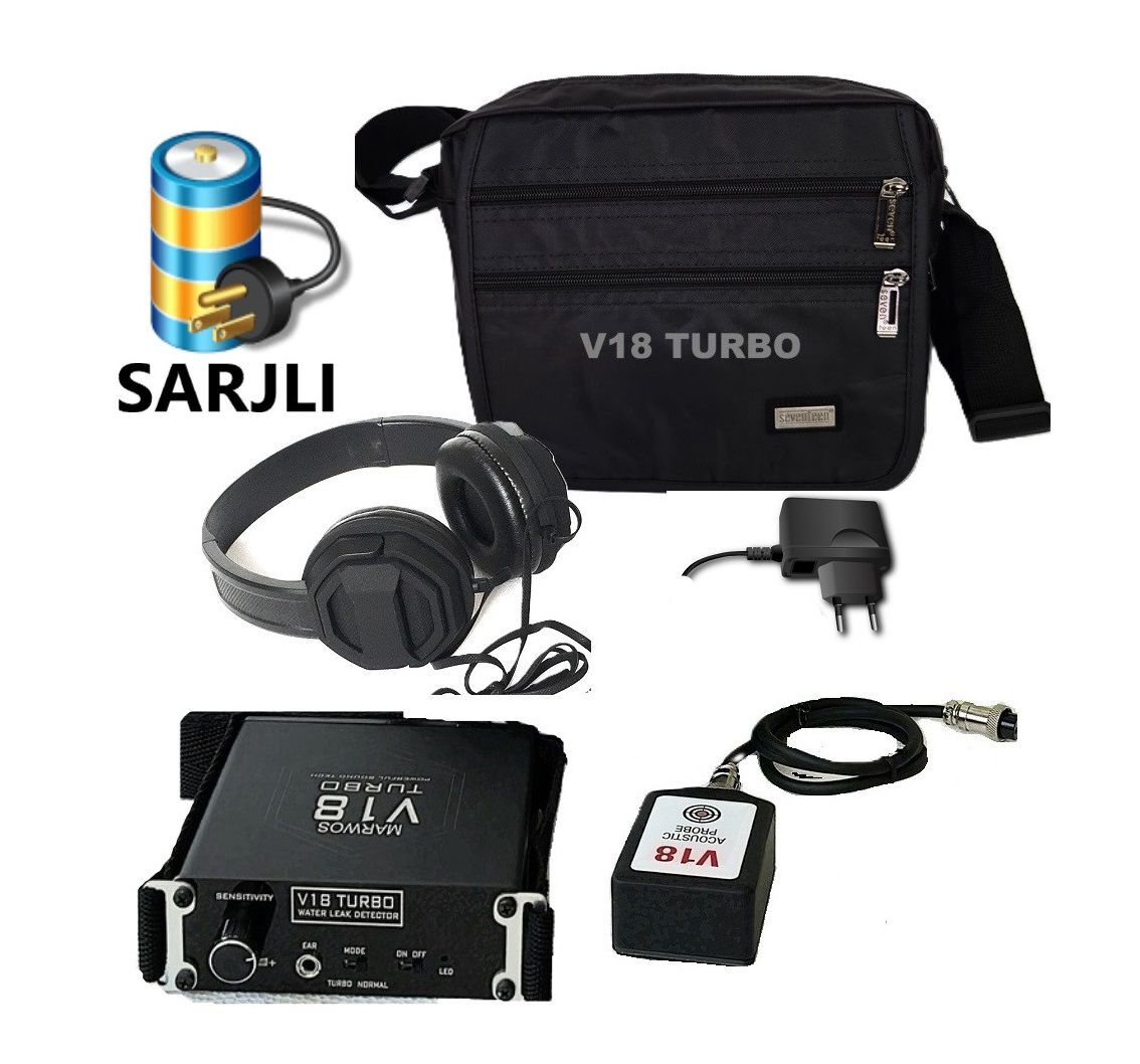 V18 Turbo Su Kaçak Tespit Cihazı Akustik