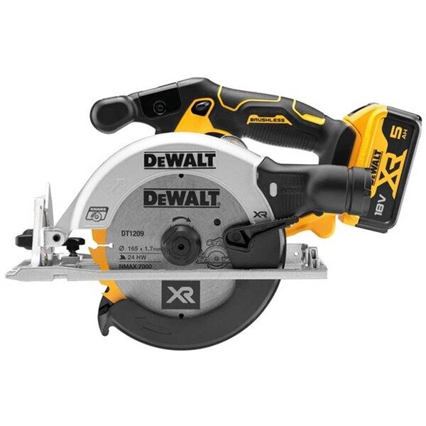 Dewalt DCS565P2 Daire Testere Kömürsüz Çift Akü 18V 5.0Ah
