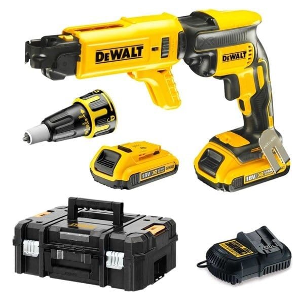 Dewalt Dcf620D2K Çift Akülü Alçıpan Vidalama 18Volt/2.0 Ah Li-Ion