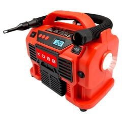 KOBB KB300 Dijital Basınç Göstergeli Lastik & Yatak Şişirme Pompası 12Volt/220Volt 160 PSI