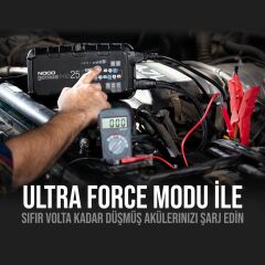 NOCO Genius PRO25 Akıllı Akü Şarj ve Akü Bakım 6V/12V/24V 1000A /Desülfatör/Power Supply