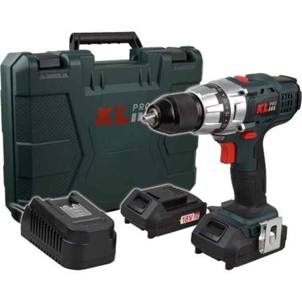 KLpro KLNM18-20 Akülü Darbesiz Vidalama Matkap 18V 2,0Ah