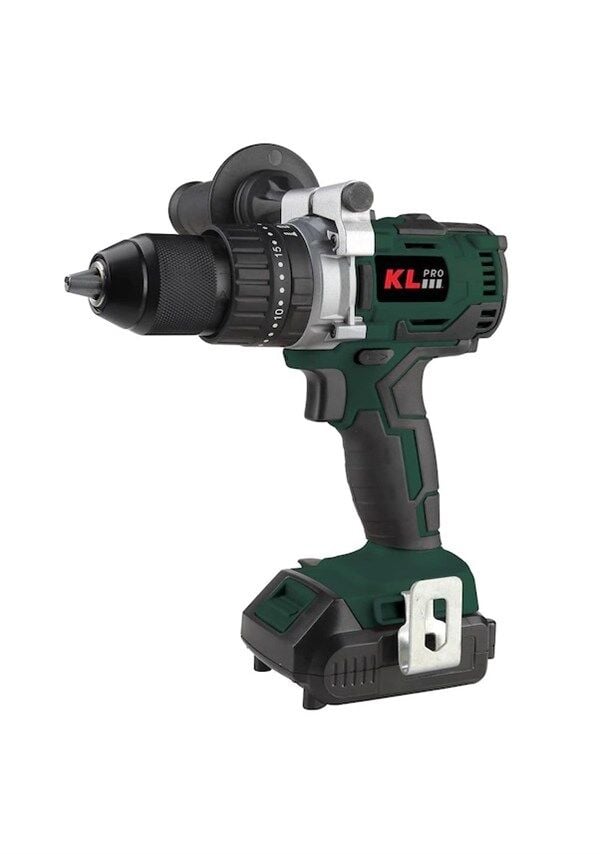 KLpro KLDM18B-20 Çift Akülü Kömürsüz Darbeli Matkap 18Volt/2.0Ah