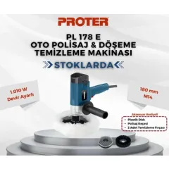 PROTER PL 178 E POLİSAJ VE DÖŞEME TEMİZLEME 180MM