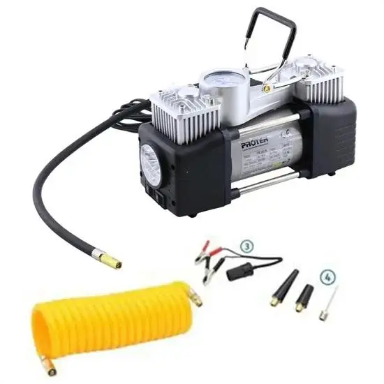 Proter PR 265 P2 Lastik Şişirme Çift Piston 12V 150 PSI