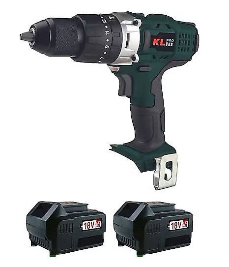 KLPRO KLDM18-50 Çift Akülü Profesyonel Darbeli Matkap 18Volt/5.0Ah