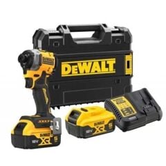 Dewalt DCF850P2T Kömürsüz Darbeli Tornavida Çift Akü 18v 5Ah