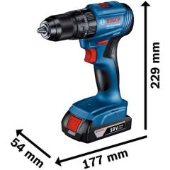 Bosch Gsb 185 Li  Çift Akülü Darbeli Matkap 18v 2 Ah