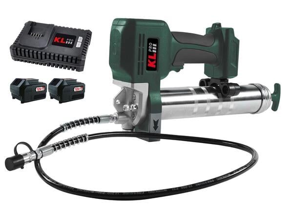 KLpro KLGT18-50 Akülü Gres Tabancası Çift Akü 18V 5Ah