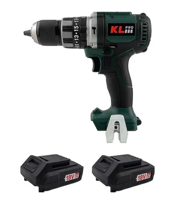 KLpro KLDM18BH-20 Akülü Darbeli Matkap Kömürsüz 70Nm 18Volt 2.0Ah