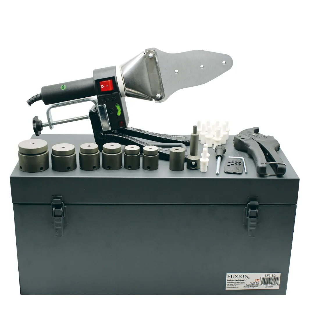 Fusion SF3-S2 Pprc Plastik Boru Kaynak Makinesi Set 12 Parça 700W