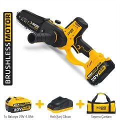 Sgs 5310 Zincirli Ağaç Budama Testeresi Kömürsüz 200mm 20V 1x4Ah (Tek Akülü)