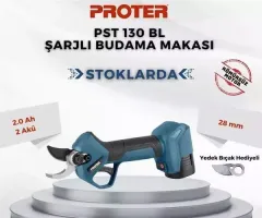 Proter PST 130 BL Akülü Dal Budama Makası 28mm