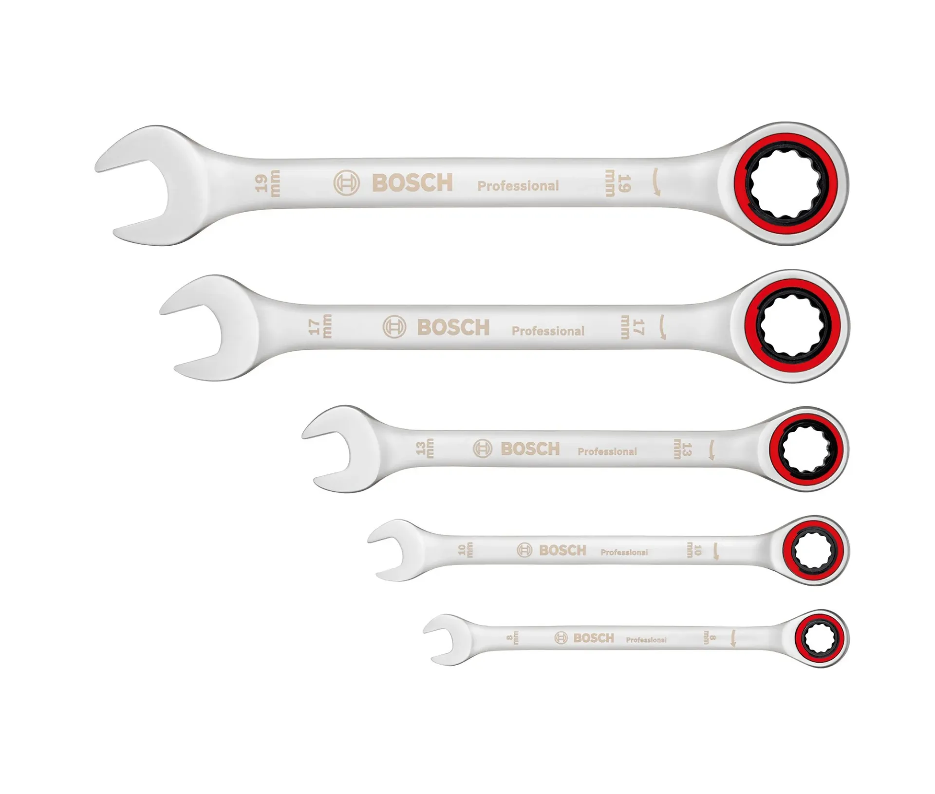 BOSCH 5 Parça Cırcırlı Kombine Anahtar Takımı (1600A02Z3D)