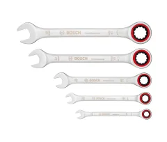 BOSCH 5 Parça Cırcırlı Kombine Anahtar Takımı (1600A02Z3D)